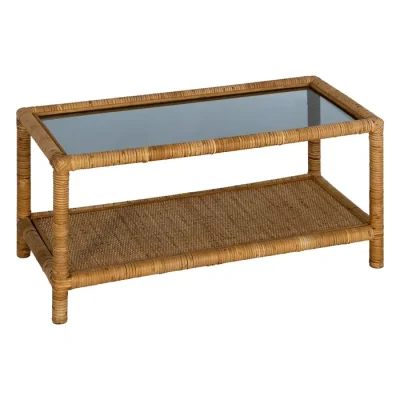 MESA DE CENTRO NATURAL RATÁN