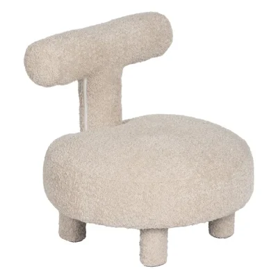 SILLA BEIGE TEJIDO