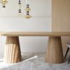 MESA COMEDOR DOLMEN FRESNO NATURAL