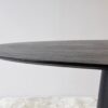 MESA COMEDOR OVAL FRESNO NEGRO MATE - Imagen 2
